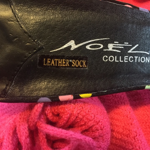 Multi-colored Polka Dot Heels ON SALE - Picture 4 of 4